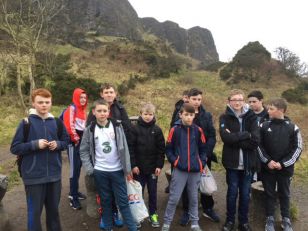Year 9 pupils visit Cave Hill